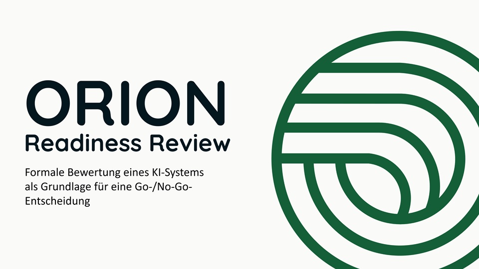 ORION Readiness Review
